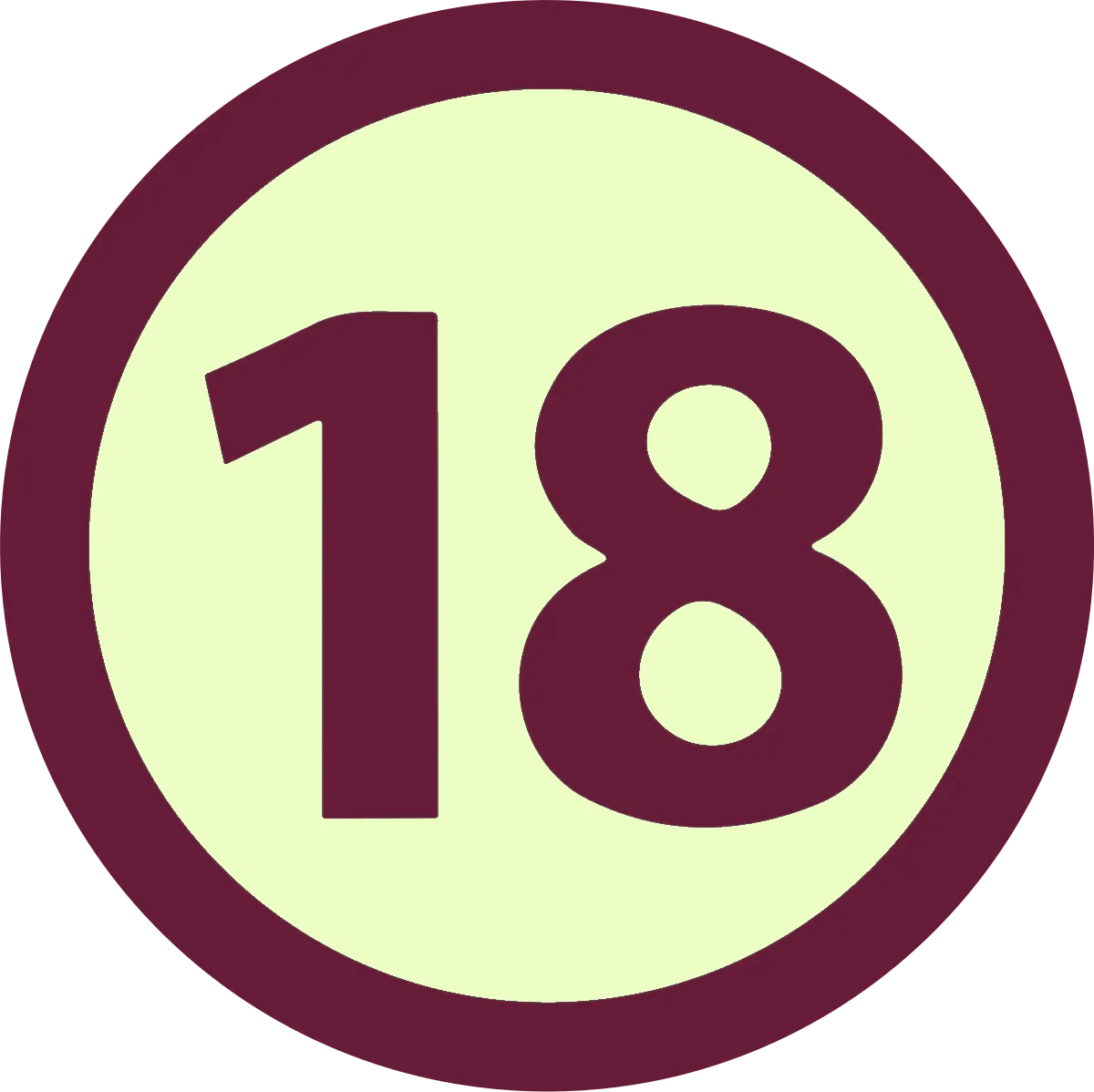 Symbole 18 ans